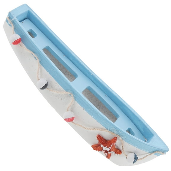 Raindrops Vintage Wooden Ship Figurine Tabletop Decor for Living Room, Nautical Home , 1 Piece