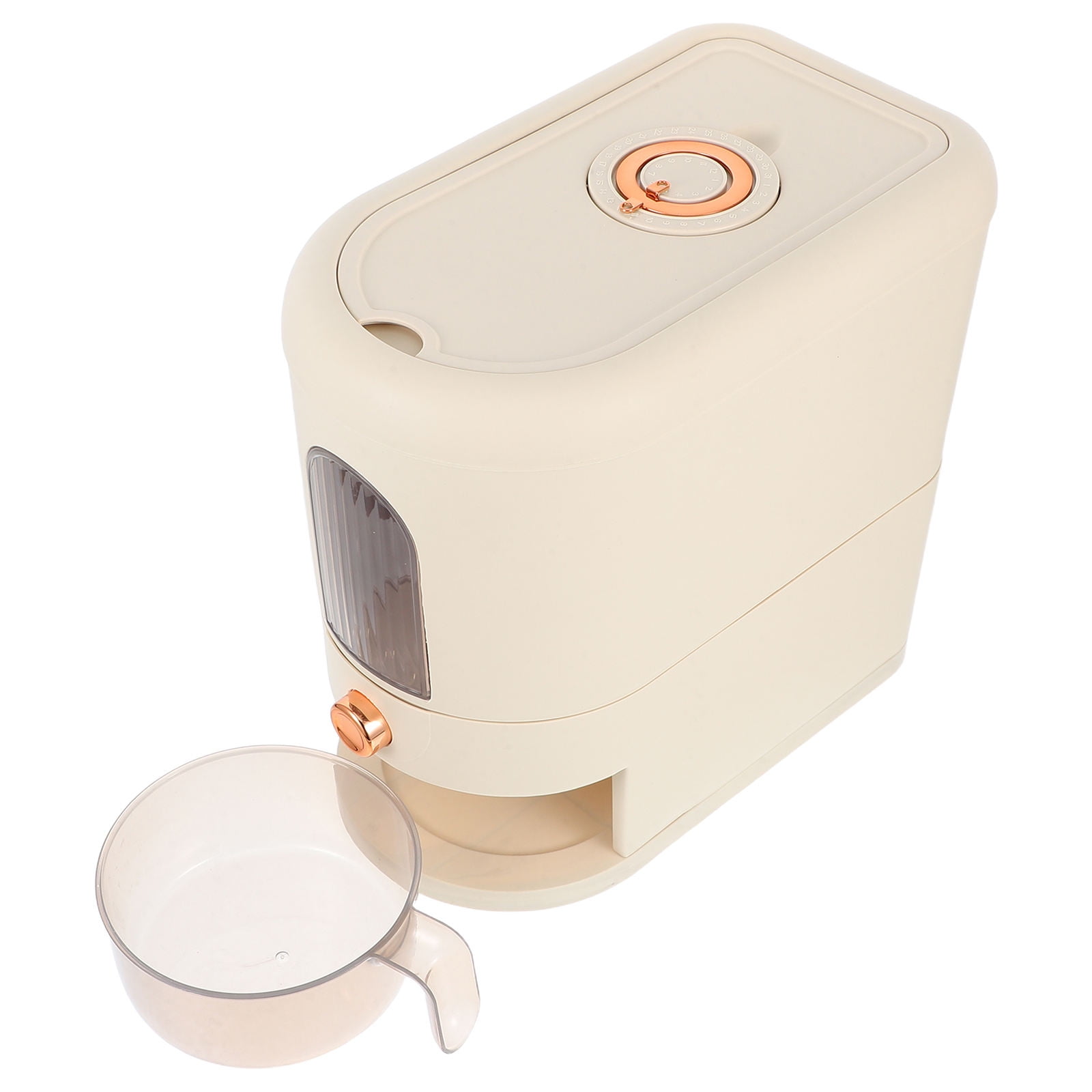 Raindrops Visible Rice Storage Container Airtight Food Dispenser for ...