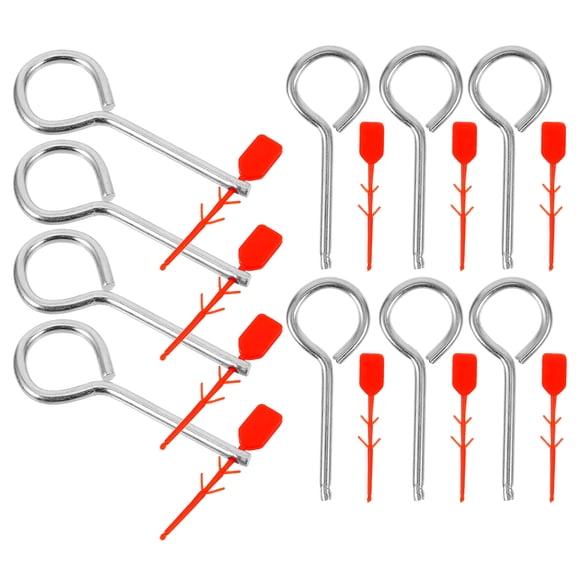 Raindrops 20 Sets Red Tamper Proof Seals and Pull Pins Metal Lock Pins for Fire Safety Equipment Supplies