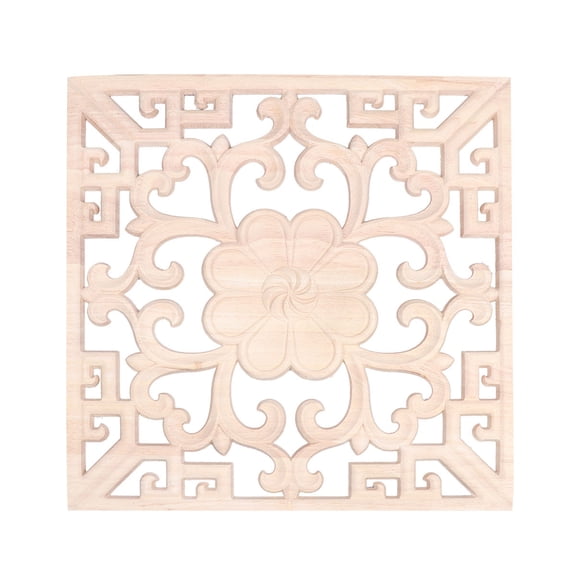 Raindrops Khaki Plastic Unpainted Onlay Applique for Decoration Create Elegant European Style 1pc
