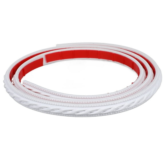 Raindrops Professional White PVC Wall and Ceiling Molding Trim with Self Adhesive