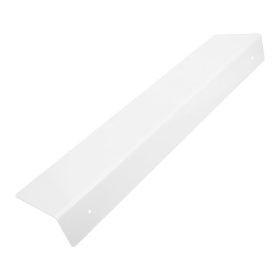 Raindrops Wall Mount Adhesive Shelf Brackets for Bathroom Kitchen Home Organization White Plastic 7.87 Inches