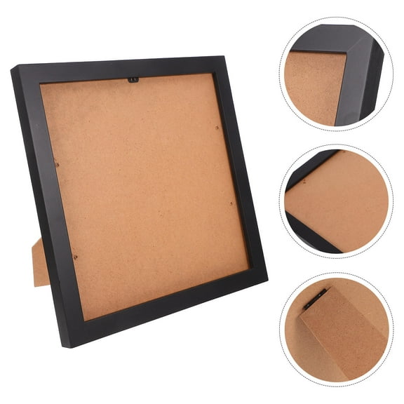 Raindrops Album Record Frames Black Wood 1Pcs Office Decor