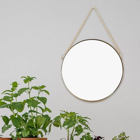 Raindrops  Wall-mounted Round Mirror Decor White Vanity Mirrors Decoration