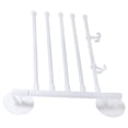 thumbnail image 1 of Raindrops Wall-mounted Towel Rack 1Set 31X29.3cm White Stainless Steel, 1 of 8