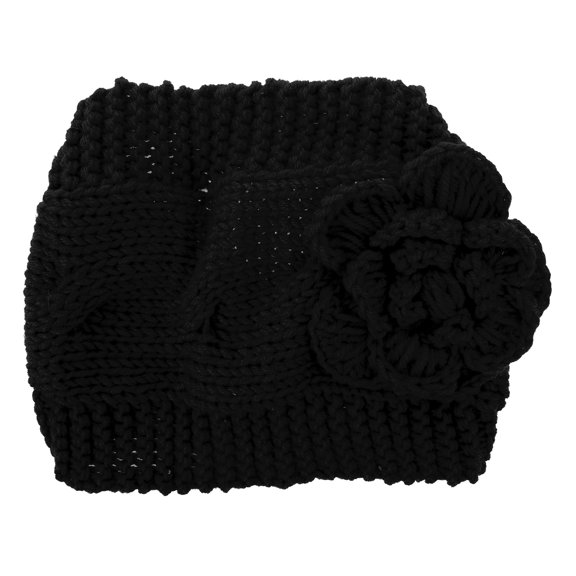 Raindrops Warm Beanie For Women Black Knit Cap For Women Travel Accessory 1Pcs