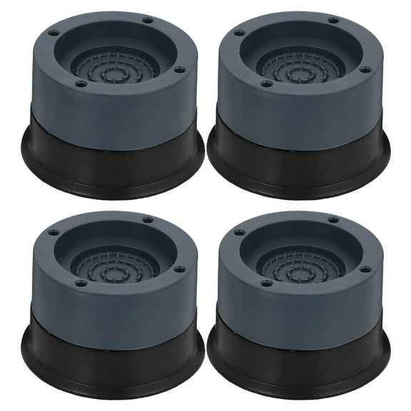 Raindrops Washer Stabilizer Feet 4Pcs Grey Plastic Noise Reduction Anti Slip For Home And Hotel Use