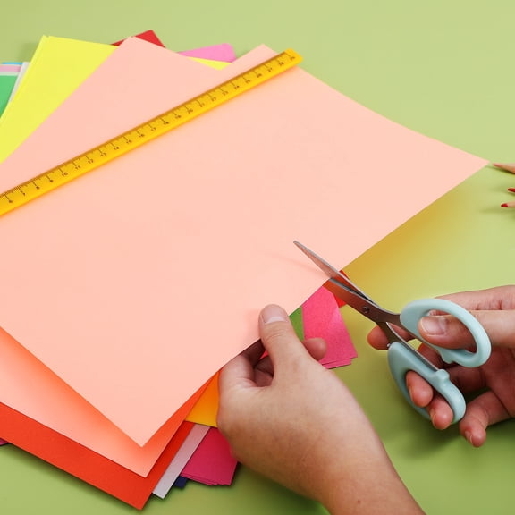 Raindrops Pastel Colored Cardstock Paper Multi Color Thick Sheets for Origami Crafts and Greeting Cards