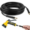 thumbnail image 1 of Raindrops Washing Machine Extension Cleaning Tube Rubber 15m Black for Pressure Washer Compatibility, 1 of 8
