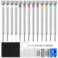 thumbnail image 1 of Raindrops Watch Repair Tool Kit 1 Set Including Screwdrivers for Delicate Items and Glasses Repair in Various Sizes, 1 of 8