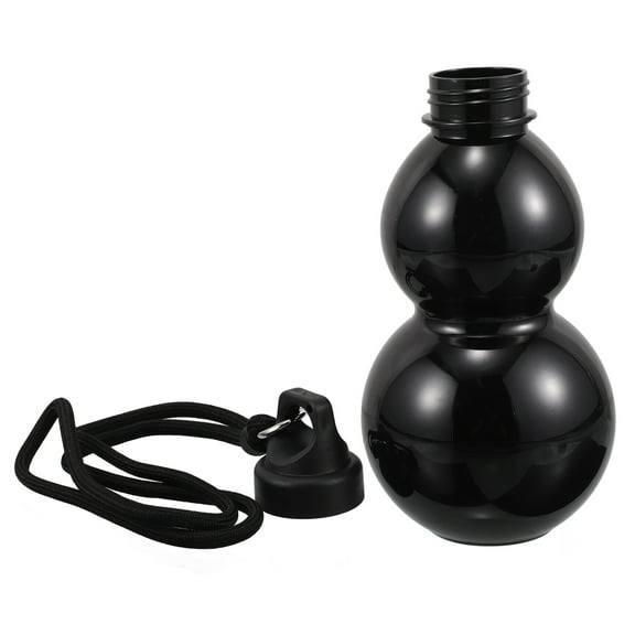 Raindrops Black Gourd Water Container Unique Design for Portable Hydration