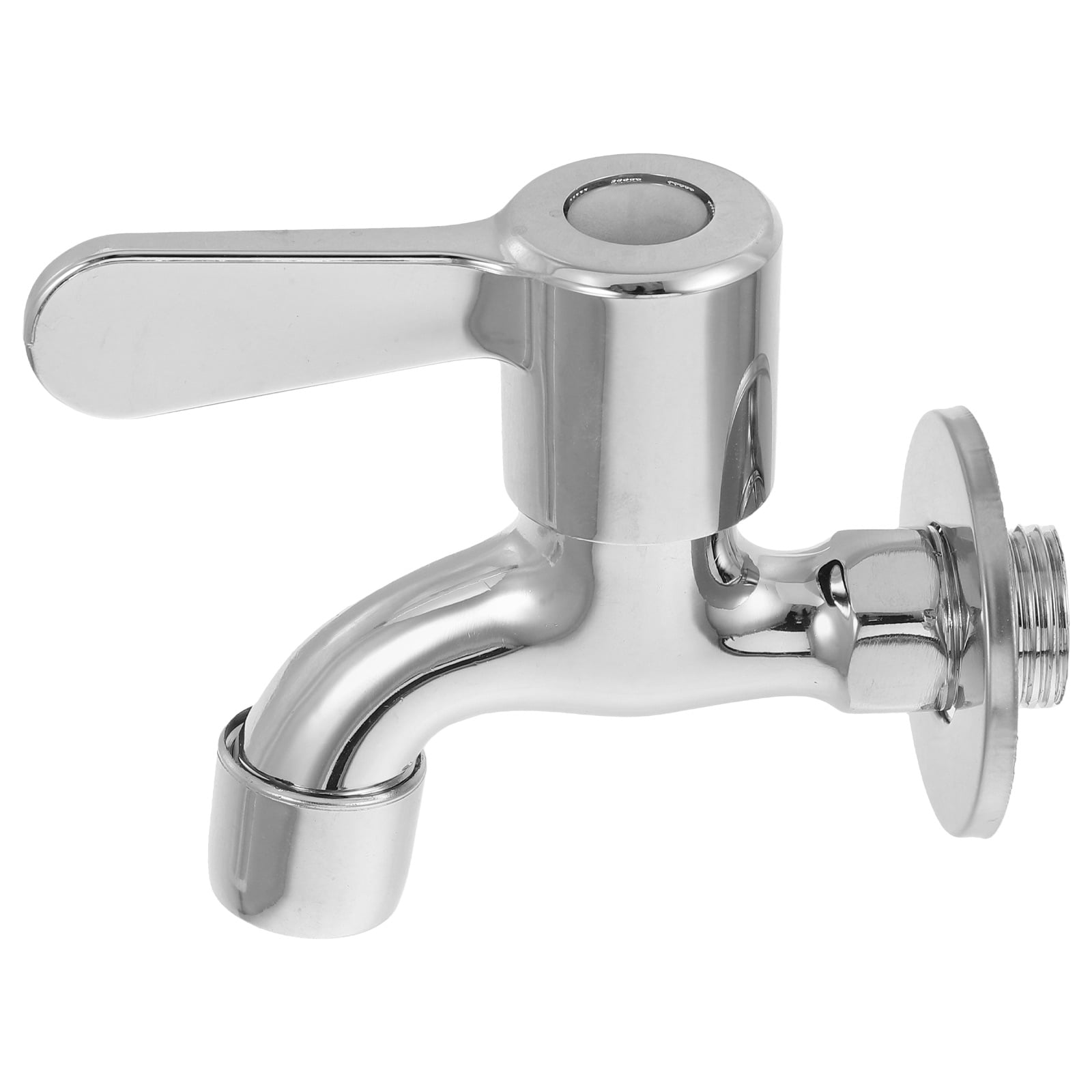 Raindrops Water Tap Outdoor Faucet 1/2 Inch Wall Mounted Quick Open Faucet Washing Machine Faucet Single Handle Cold Water Tap for Laundry and Garden