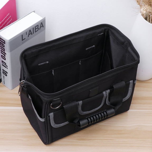 Raindrops Waterproof Electrician Tool Kit in Black Oxford Cloth with Portable Lightweight Design