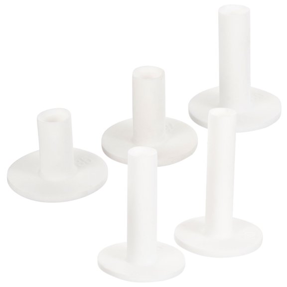Raindrops 5Pcs Professional Golf Tees Silicone Stands Wear Resistant for Driving Range Outdoor Use