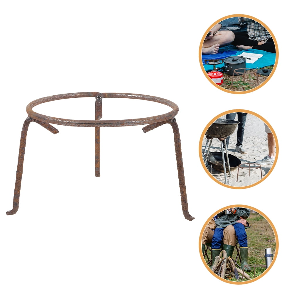 Raindrops Wear-resistant Wok Holder Multi-function Stove Rack Reusable Wok Stand Pot Accessory