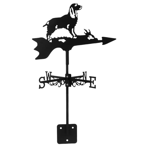 Raindrops Weather Vane For The Garden Black Weathervane Iron Wind Direction Indicator 1Set