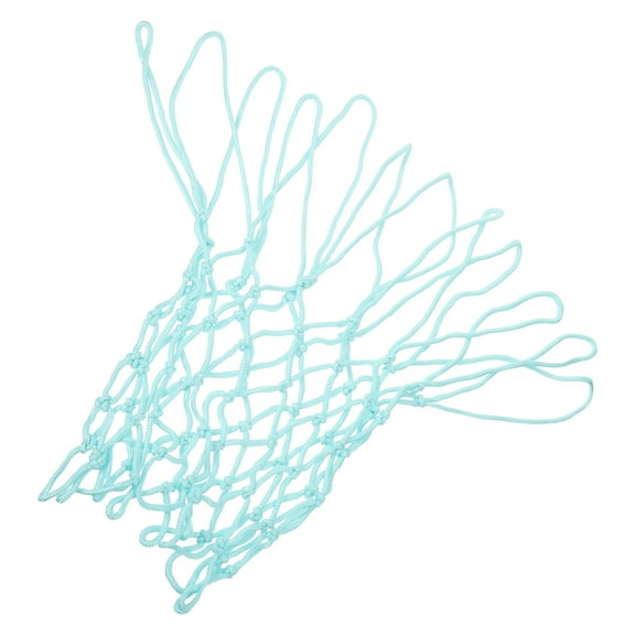 Raindrops Weatherproof Basketball Net 1Set Sky-Blue for Indoor and Outdoor Use