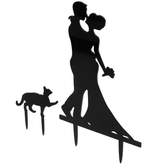 Raindrops  Wedding Cake Topper Romantic Bride and Groom Card Anniversary