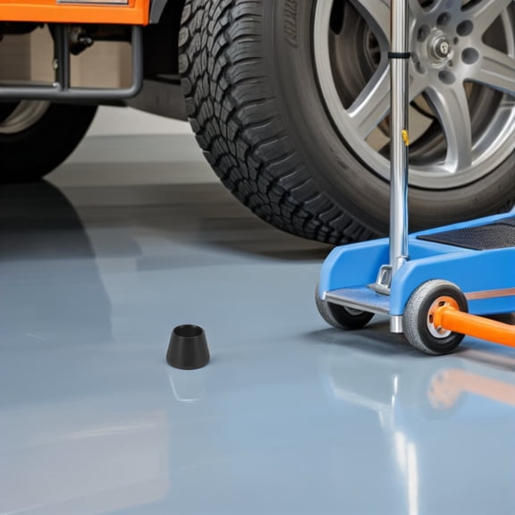 Raindrops Wheel Balancing Hold Down Cone Black Made from Wear Resistant Material for Auto Repair