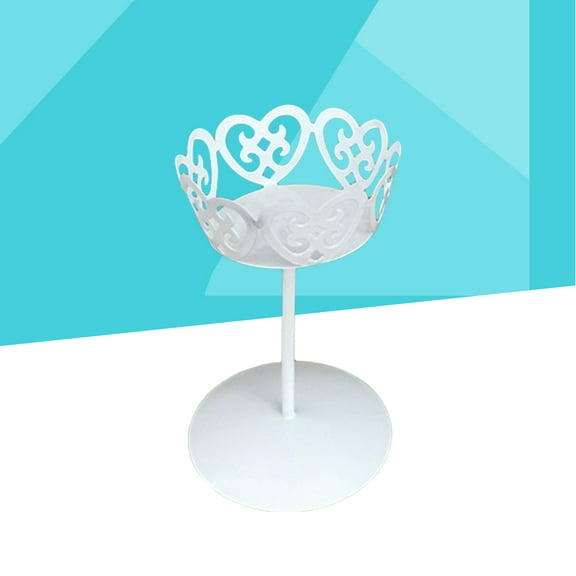 Raindrops White Iron Cake Dessert Shelf Perfect for Candy Cookies Fruit and Party Decor