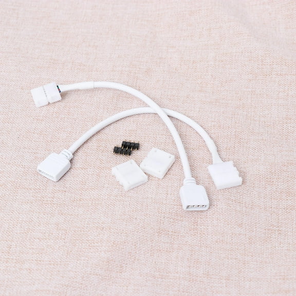 DEMACRIO Weld Free Design Rgb Led Light Strip Remote Controller White 1 Set