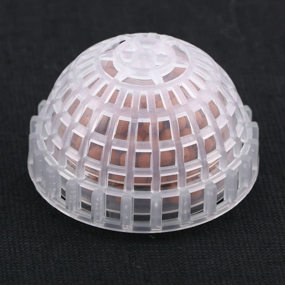 Raindrops White Plastic Moss Ball for Aquarium Decor Durable Plant Cultivation and Water Purification 4.5 Inch