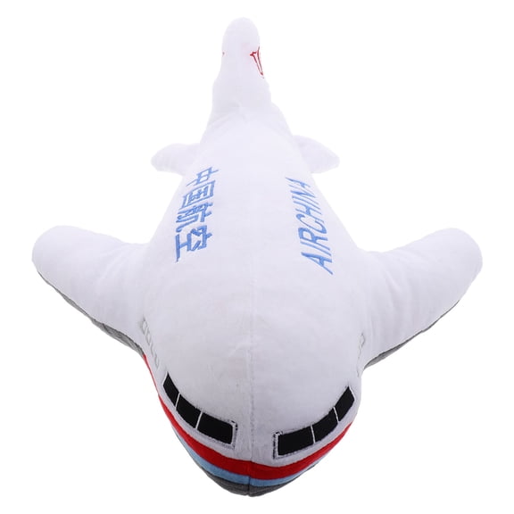 Raindrops Airplane Pillow Plush White 1Pack