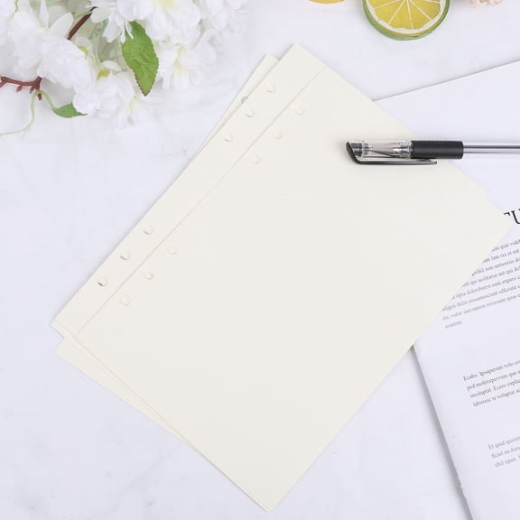 Raindrops White Refill Paper 320 Sheets Loose-Leaf for Travel and Daily Use A6