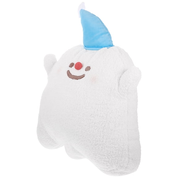 SHINYPASING Cute Throw Pillow Elf Shaped White PP Cotton For Women Bedroom 1Pcs 19.7x14.6x4.7in