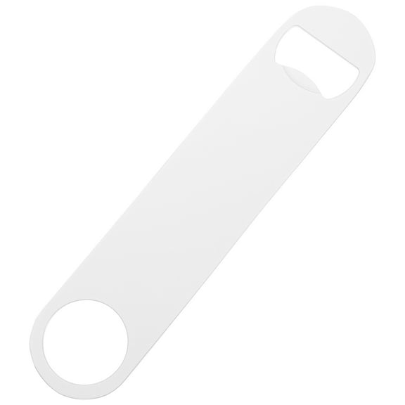 Raindrops White Stainless Steel Manual Beer Bottle Opener for DIY Heat Sublimation 7 inch