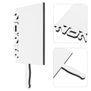 Raindrops Sublimation Blanks Products Photo Frame White Density Board 1Pack
