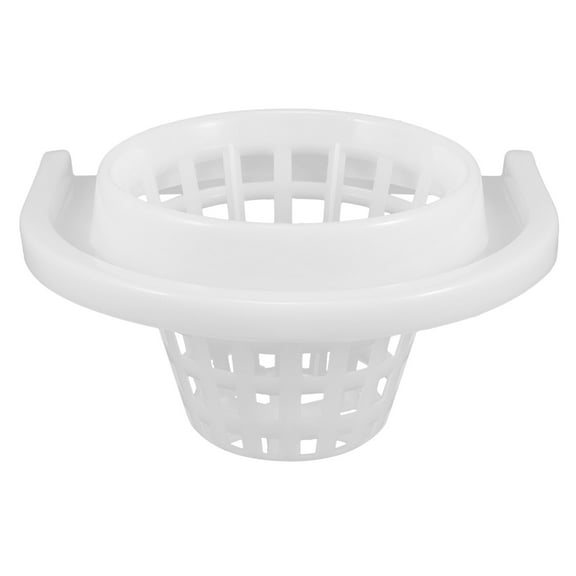 Raindrops White Plastic Mop Bucket with Drainage System for Household Cleaning, and Easy to Use, 1 Set
