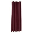 thumbnail image 1 of Raindrops Wine Red Thermal Blackout Curtains 1Set For Bathroom Windows With Privacy Protection And Sunlight Weakening, 1 of 8