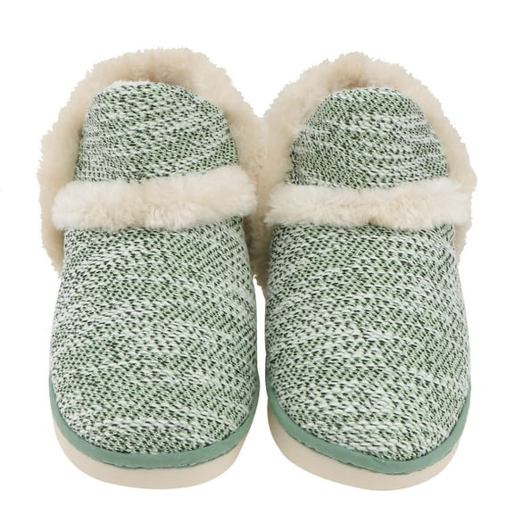 Raindrops Winter Warm Slippers 1 Pair Shoes with Durable Breathable Comfortable TPR Sole for Couple