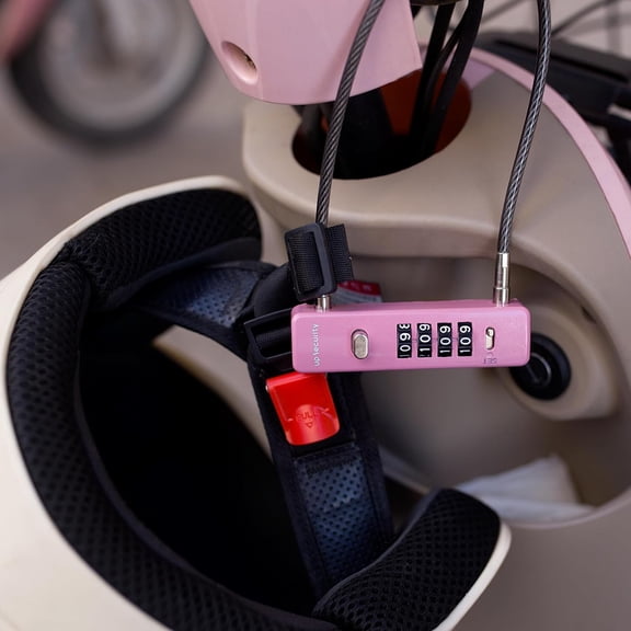 Raindrops Anti-Theft Wire Lock 1 Piece Cable for Electric Scooters and Outdoor Cyclists Security