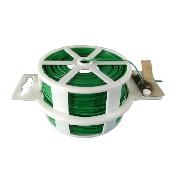 Raindrops Wire Tie with Cutter for Securing Plants and Organizing Cables 100m