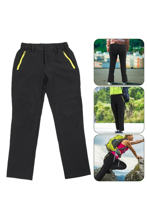 Women Hiking Trousers Sports Trousers Grey 1Pcs Spandex