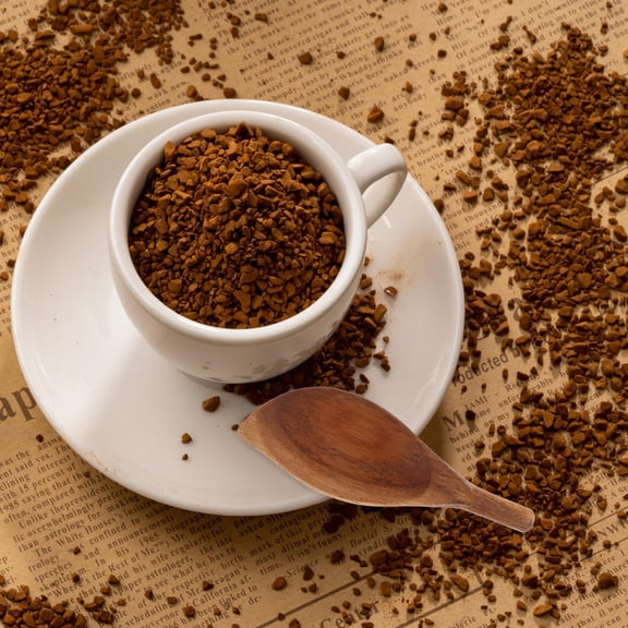 Raindrops Wood Coffee Bean Scoop 1 Piece for Measuring Spices and Stirring in Home Kitchen Brown Ergonomic Handle