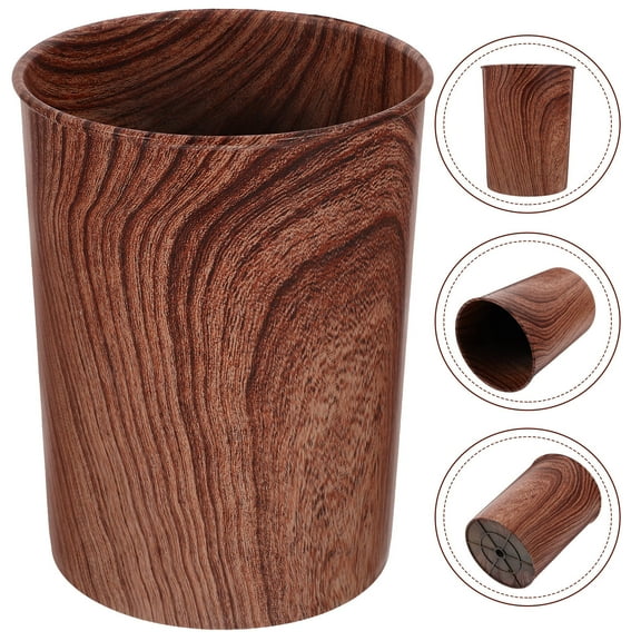 Raindrops Wood Grain Utensil Holder Pantry Cutlery Cooking Tool Holder Spatula Spoon Organizer