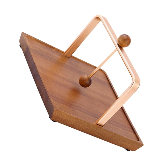 Raindrops Wood Napkin Dispenser Paper Tissue Holder with Smooth Edges for Home and Dining