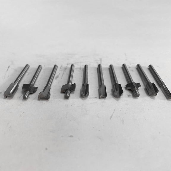 Raindrops Wood Trimming Bits for Cleaning HighSpeed Steel Router Bit Set Milling Drill Cutter 10pcs