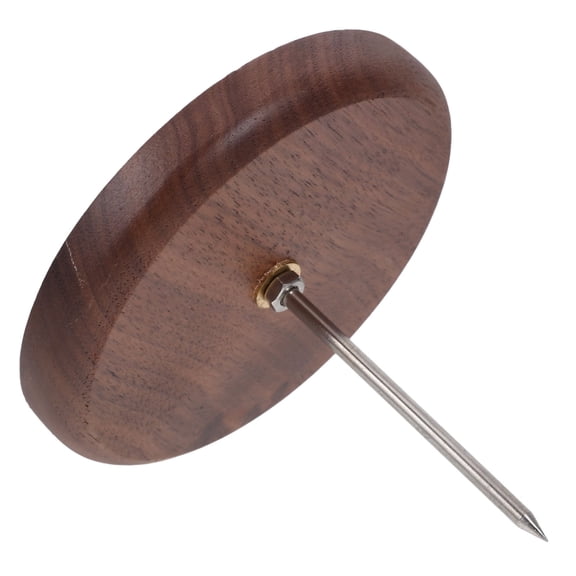 Raindrops Wood and Iron Receipt Holder for Desk Bill Organizer in Brown Color Practical Memo Holder 6.3 Inches