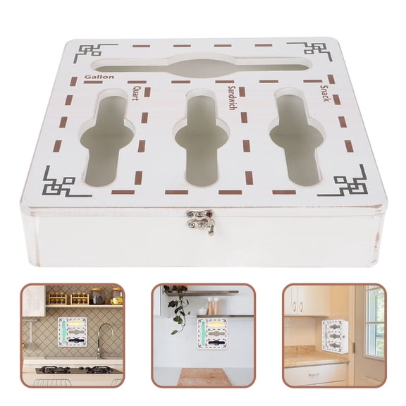 Raindrops White Wooden Drawer Organizer for Kitchen Utensils and Small Essentials, Stylish Storage Solution for Home Organization