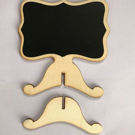 Raindrops Wooden Easel for Decoration Black Density Board Mini Table 25Pcs