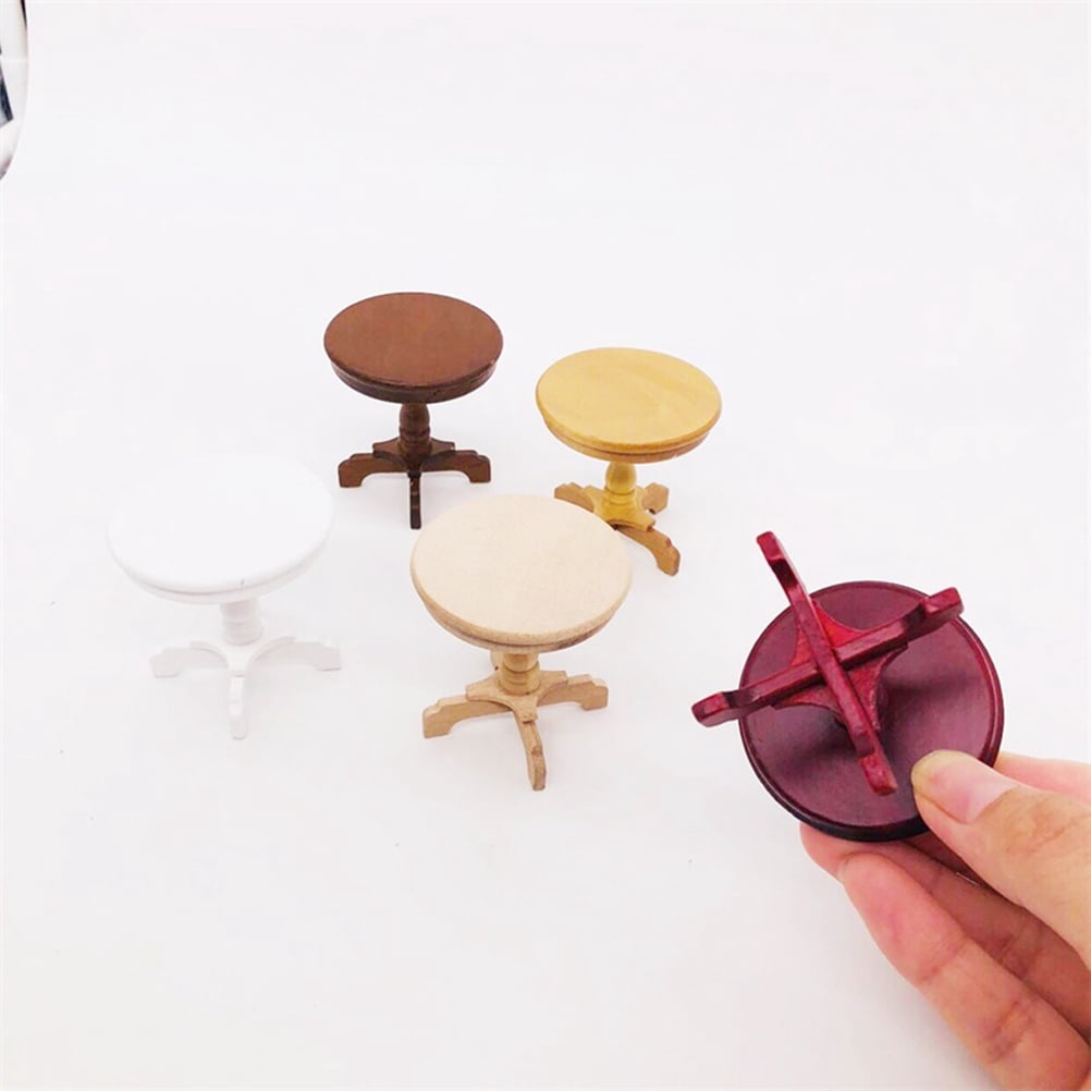 1:12 Scale Dollhouse Miniature Kitchen Prep Table - Light Oak Wood Furniture