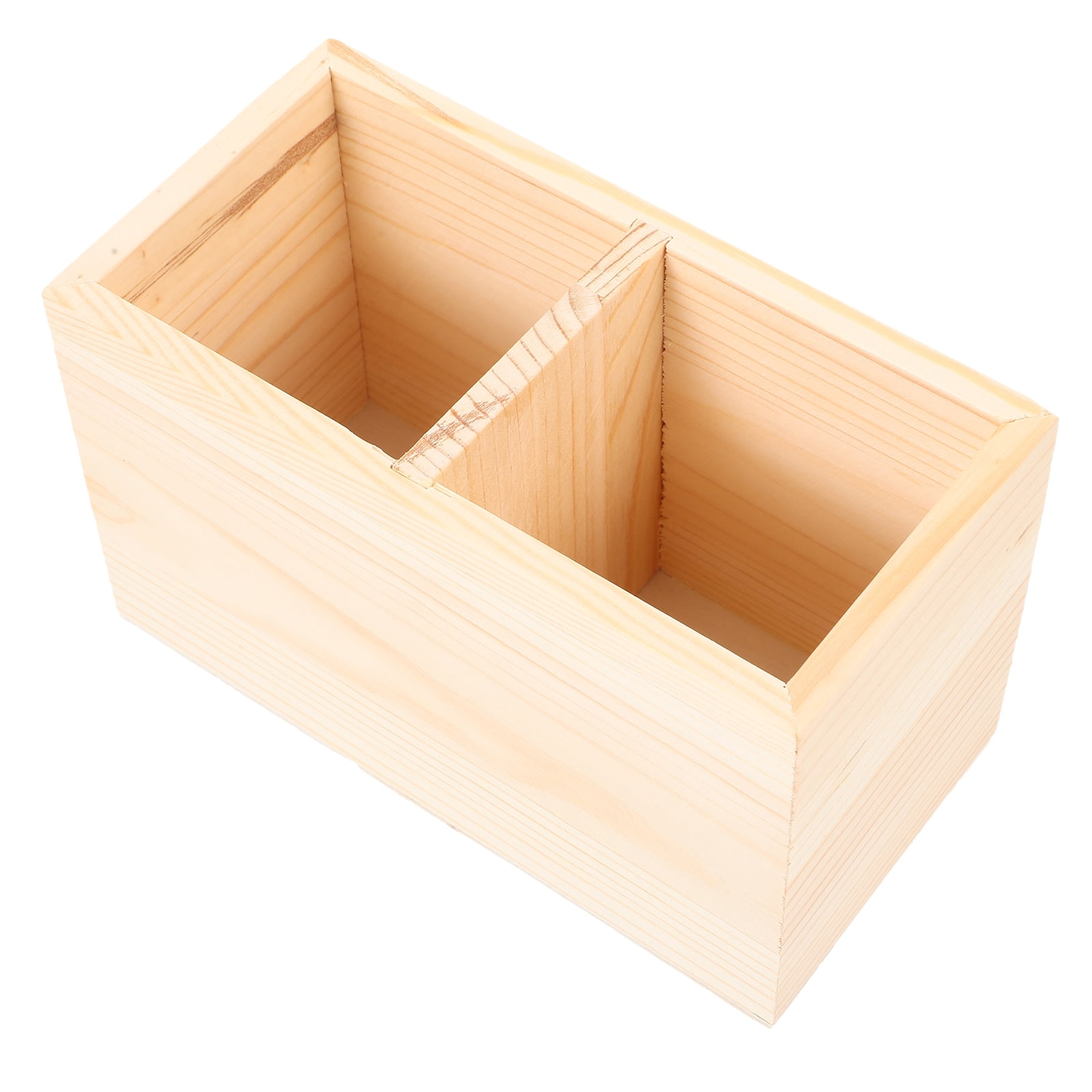Raindrops Wooden Pencil Pot Remote Control Box Organizer for Desk ...