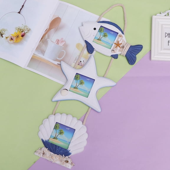 Raindrops  Wooden Photo Frame Nautical Themed Room Decor Elegant Frames