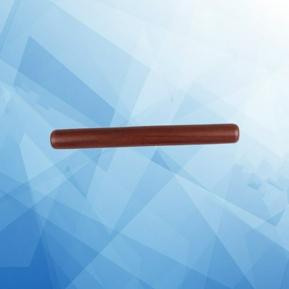 Raindrops Bamboo Rolling Pin Non-Stick for Pastry Dough in Kitchen Brown