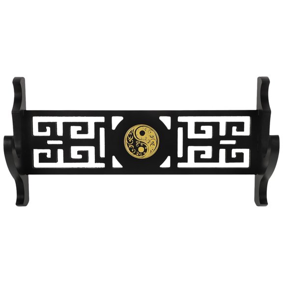 FOMIYES Wall Mount Stand Rack Wooden Storage 1Set