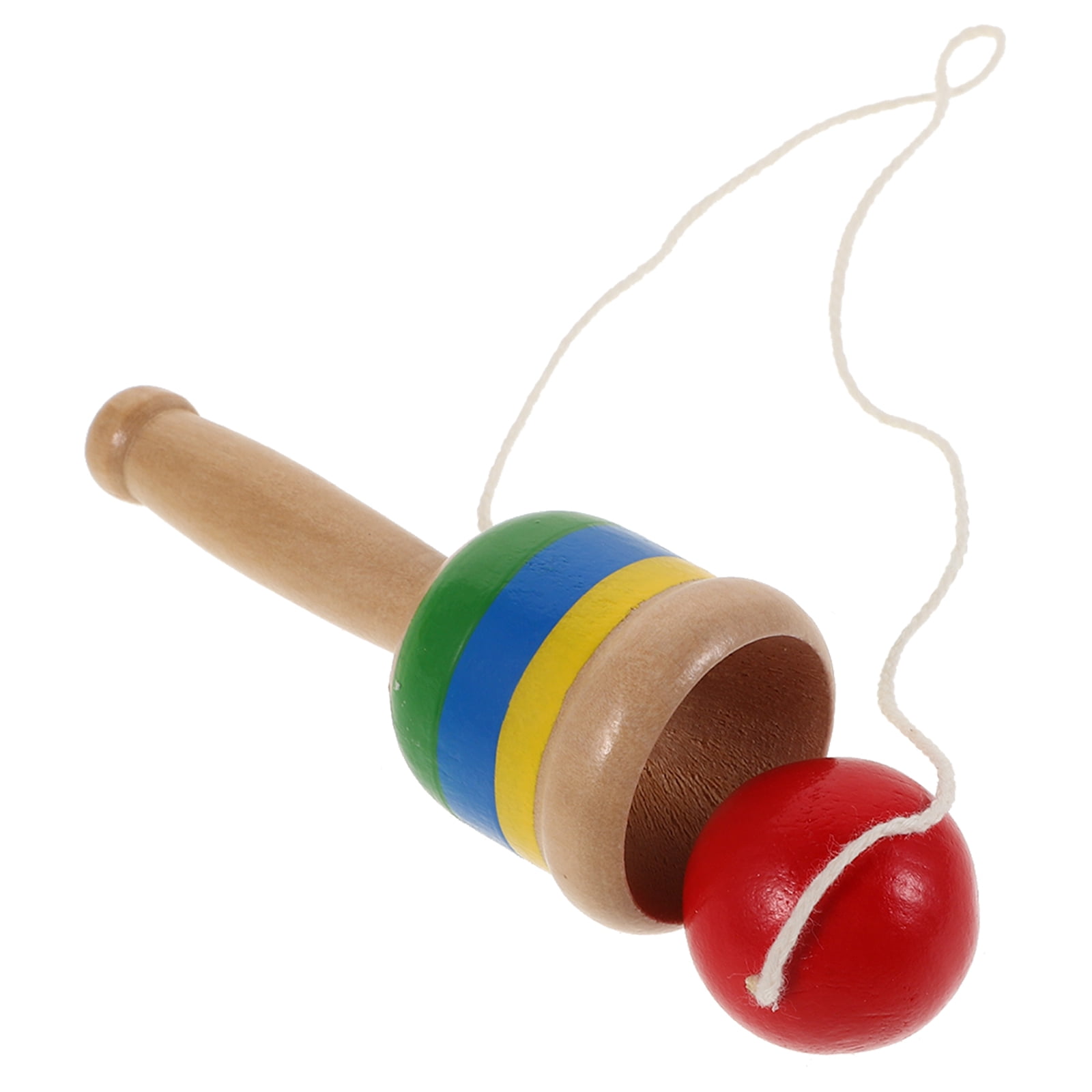 Set De 3 Balles En Bois Pour Croquet - Jouet Extérieur Pour Famille, Développe La Coordination Et La Stratégie